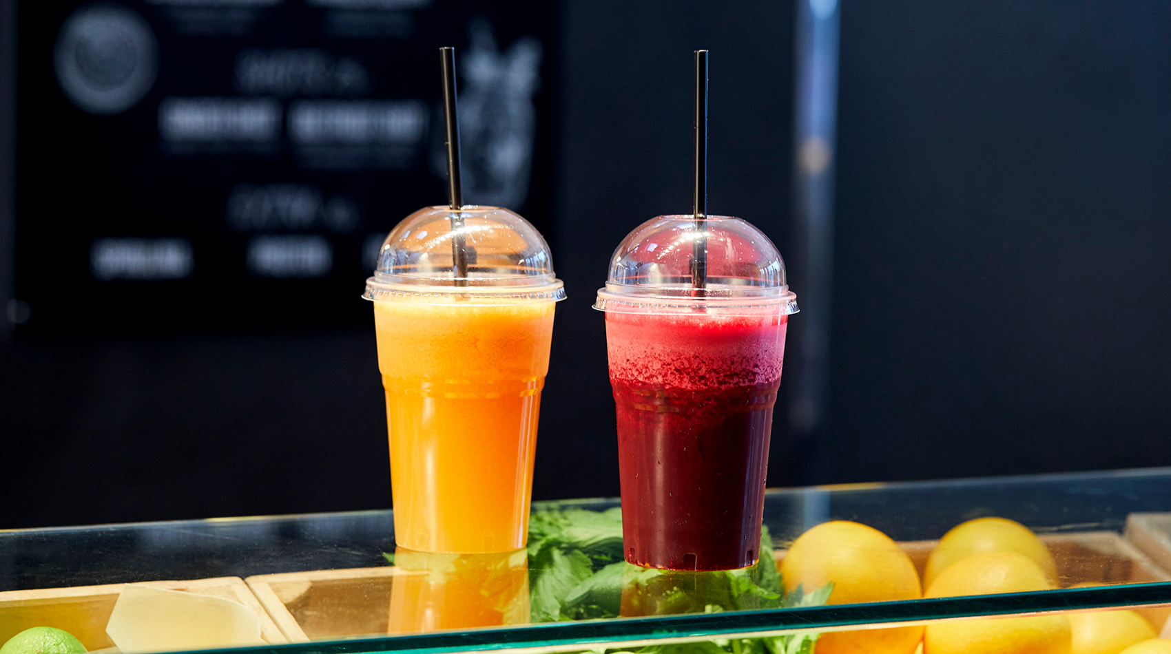 Enjoy delicious juices and smoothies in our juice bar